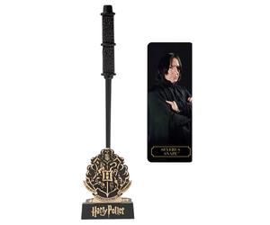 Réplique Harry Potter - Stylo baguette Severus Snape et support 25cm