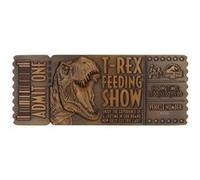 FaNaTtik Jurassic Park Feeding Show Ticket et support en métal à collectionner