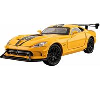 Réplique Miniature Voiture l'épour Chelle 1:32 15 cm Long Alliage métal moulé sous Pression pour modèle pour Dodge Viper Objet Collection commémoratif(Jaune)