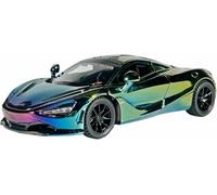 Réplique Miniature Voiture l'épour Chelle 1:32 Alliage métal moulé sous Pression véhicules Miniatures pour McLaren 720S Modèle Statique Tendance véhicules Moteur(Vert)