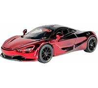 Réplique Miniature Voiture l'épour Chelle 1:32 Alliage métal moulé sous Pression véhicules Miniatures pour McLaren 720S Modèle Statique Tendance véhicules Moteur(Rouge)