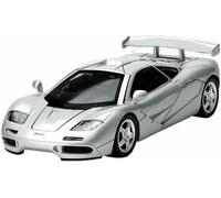 Réplique Miniature Voiture l'épour Chelle 1:32 Alliage moulé sous Pression 15 cm Long inspirée d'une pour McLaren F1 Idéale décoration Bureau ou Collections véhicules Moteur Miniatures(Argent)