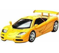 Réplique Miniature Voiture l'épour Chelle 1:32 Alliage moulé sous Pression 15 cm Long inspirée d'une pour McLaren F1 Idéale décoration Bureau ou Collections véhicules Moteur Miniatures(Jaune)