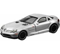 Réplique Miniature Voiture l'épour Chelle 1:32 Alliage moulé sous Pression 15 cm Long pour modèle réduit pour Benz SLR 722S idéale décoration Bureau ou Collections véhicules Moteur(Argent)