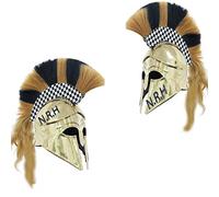Réplique nautique Hub médiéval grecque corinthien Armure Casque Avec Naturel Plume Knight Spartan Casques