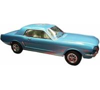Réplique pour Miniature Voiture l'épour Chelle 1:18 Alliage Statique moulé sous Pression pour Ford pour Mustang Cabriolet 1965 Véhicules pour Miniatures Ornements véhicules Moteur(Bleu)
