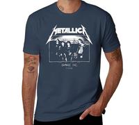Réplique Thrash Metal Photo T-Shirt Band Tee, Vintage Rock Graphic Chemise Unisexe, Style marine, 6XL