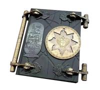 Répliques d'accessoires de momie - Livre des morts 20 x 15 x 5 cm, livre vintage, ornement d'écriture en résine | Décoration réaliste de l'Égypte ancienne Souvenir pour les amateurs d'histoire