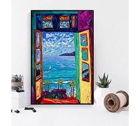 Répliques de peintures célèbres Henri Matisse Fenêtre ouverte Affiche sur toile vintage Art mural pour décoration intérieure 90 x 60 cm sans cadre
