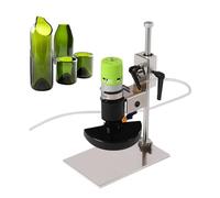 Repomanda, Coupe-bouteille électrique en verre 150 W 6000 tr/min - Kit de bricolage - Machine à découper les bouteilles de vin - En acier inoxydable - Rotatif à 360° - Réglable - Pour travaux manuels