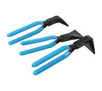 Repomanda, Lot de 3 pinces pliantes à tôle 45°, 95°, 180°, pour plier et border le métal, pince en acier au carbone avec poignée ergonomique, idéale pour voiture, outil robuste pour aluminium, fer