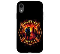 Répondre à l'appel Courage des Pompiers Coque pour iPhone XR