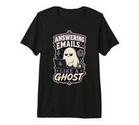 Répondre aux e-mails comme Un travailleur Effrayant de Bureau fantôme T-Shirt Haut de Gamme