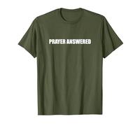Réponse à la prière T-Shirt, Homme, Olive, XL