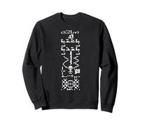 Réponse Alien Arecibo - Chilbolton Crop Circle Radio Astronomy Sweatshirt