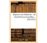 Réponse aux habitants de Saint-Paul-en-Cornillon – Hachette Livre