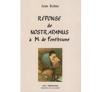 Réponse Nostradamus fontbrune