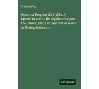 Report of Progress 1874-1889. A Special Report to the Legislature Upon the Causes, Kinds and Amount of Waste in Mining Anthracite