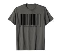 Reporter radiodiffuseur Ancre TV Radio Annonceur Code barre T-Shirt