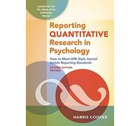 Reporting Quantitative Research In Psychology
