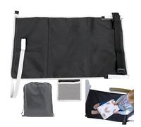 Repos dans Le lit de l'avion | Ensemble de Coussin de Sommeil pour | Tapis de Pied Plat réglable avec Base antidérapante | Lit Gonflable Confortable pour garçons et Filles Pendant Les Voyages