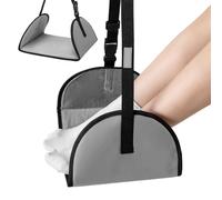 Repos du pied d'avion - Hamac de voyage compact, support de jambe ergonomique | Construction de sangle robuste avec tissu respirant pour les vols Bus de travail de travail et état de confort relaxant