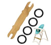Repos du pied de chaise haute, bambou bébé repos du pied en haut chaise, non glissante, meubles de pépinière pour tout-petit siège à la maison pour manger en tout-petit mangeant