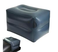 Repos du pied de voyage : oreiller de repos des petites jambes pour voitures - oreiller de repos de pied de voyage gris, repos en avion gonflable pour l'avion, la voiture, la maison, ca