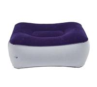 Repos gonflable pour les pieds, PVC Flocks Pied Pied Sost, repose-pieds écologiques et économique pour l'avion, le train, la voiture, la maison, le bureau, les éléments essentiels en vol, pour l'av
