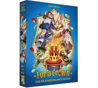 Asmodee - for A Crown - Nommé AS d'or 2025 -Jeu de société stratégique pour Toute la Famille, Jeu de Bluff dès 8 Ans pour 3 à 5 Joueurs, 30 Minutes de Jeu, Version Française - Repos Production