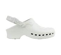 REPOSA Complete Sabots sanitaires, Chaussures sanitaires, Polymère Naturel Antistatique SEBS, sans Latex, Tige fermée, Trous latéraux, Semelle Anatomique, Semelle antidérapante SRB, Autoclavable