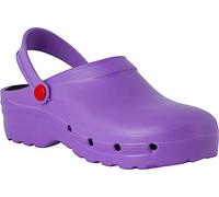 REPOSA Light Shock Sabots infermiere, Chaussures infirmières Chaussures de santé EVA réticulées Confortables et légères, Tige fermée, Trous latéraux, Semelle Anatomique, Violet, 40 EU