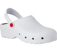 REPOSA Light Shock Sabots infermiere, Chaussures infirmières Chaussures de santé EVA réticulées Confortables et légères, Blanc, 39 EU