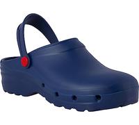 REPOSA Light Shock Sabots infermiere, Chaussures infirmières Chaussures de santé EVA réticulées Confortables et légères, Tige fermée, Trous latéraux, Semelle Anatomique, Bleu (blue navy), taille 38 EU