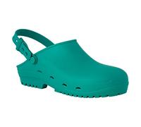 REPOSA Max Sabot Femme Medical Confortable, Chaussure Infirmiere Hopital, Semelle Anatomique en Caoutchouc Antidérapante SRC, Sangle Réglable, Sabot Sanita Stérilisable Antistatique et Légère - Unisex