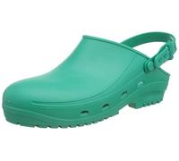 REPOSA Max Sabots infermiere, Sabot sanitaire, polymère Antistatique Naturel, sans Latex, Semelle Anatomique, Semelle SRC,Vert, 44 EU