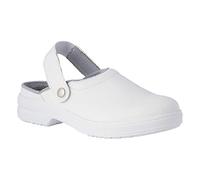 REPOSA Medical Sabots sanitaires Sabots de Travail, sans Embout, Tige en Microfibre, Chaussures hygiéniques, Semelle intérieure Amovible, Semelle intérieure Anatomique, Semelle PU