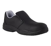 REPOSA Nurse Chaussures de Travail, Chaussures de Travail fermées Type Mocassin avec Bout, Tige en Microfibre, Chaussures sanitaire avec Semelle Anatomique et Respirante, Semelle PU