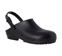 REPOSA Safe Sabots sanitaire, Chaussures hygiéniques en Type Sabot, polymère Antistatique Naturel, sans Latex, Confortable, Tige fermée, Trous latéraux, Semelle SRC Anatomique