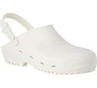 REPOSA Safe Sabots sanitaire, Chaussures hygiéniques en Type Sabot, polymère Antistatique Naturel, sans Latex, Confortable, Tige fermée, Trous latéraux, Semelle SRC Anatomique