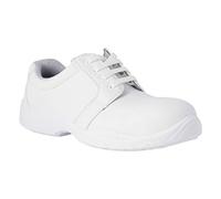 REPOSA Work Chaussures de Travail, Chaussures de Travail fermées avec Lacets y Orteil, Tige en Microfibre Respirante, Chaussures hygiéniques Semelle intérieure Anatomique Semelle en PU