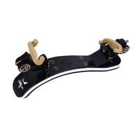 Repose à l'épaule de violon Reste pliable Hauteur réglable Ergonomique Soft Redded Soutien pour 1/2 violon en métal et éponge en métal (Style en fibre de carbone)