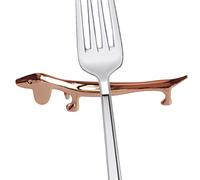 Repose-baguettes, porte-fourchettes pour table à manger | Repose-cuillère en acier inoxydable en forme d'animal et support décoratif pour salle à manger et hôtel