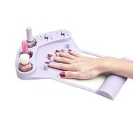 Repose-bras à ongles Séparateur de doigts en silicone et porte-colle | Support à vernis à ongles pour Arts Designs Peintures Décoration Fournitures de Pratiques Pédicure Salon Maison Tables