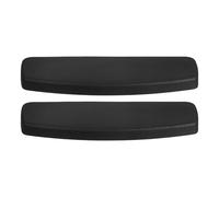 Repose-bras de Bureau Noir, 1 Paire, Plastique PP à Support Triangulaire | Surface Antidérapante, Construction Moulée par Injection, Remplacement pour Cadres de Chaise, Confort au Travail