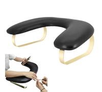 Repose-bras de manucure, repose-bras Nail Tech - Repose-main de manucure en forme de U, support de repose-main en cuir PU,Coussin détachable de repose-bras de bureau d'ongle pour la pédicure de manucu