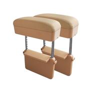 Repose-bras De Voiture Accoudoir Universel Pour Voiture Support De Coude Console Centrale Réglable Organisateur D'espace Pour Siège(2 sets Beige)