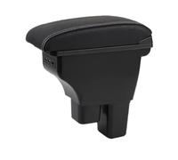 Repose-bras De Voiture Pour Fit Pour Jazz 2 2008-2013 Accoudoir De Voiture Boîte De Rangement, Accessoires(B Real Cowhide 3USB3)