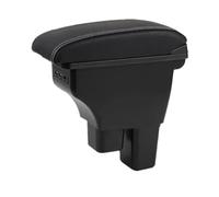 Repose-bras De Voiture Pour Fit Pour Jazz 2 2008-2013 Accoudoir De Voiture Boîte De Rangement, Accessoires(A style leather 3USB4)