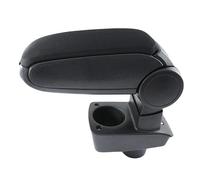 Repose-bras De Voiture Pour Ford Pour Fiesta 2009-2017 Console Centrale Accoudoir Boîte De Rangement Similicuir Noir Ou Tissu Accoudoir Automobile(Fabric)